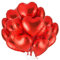 Herz Folienballon Rot 30 Stück，Herzballons Hochzeit Rot,Herz Helium Luftballons,Herzluftballons für Party,Geburtstag,Valentinstag, Hochzeit, Verlobung,Muttertag Dekoration