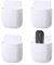 XMNIVATE 4PCS Remote Control Holder Storage Box Wall Remote Control Holder Remote Control Manager Holder Wall Organizer Wall Mount (White)