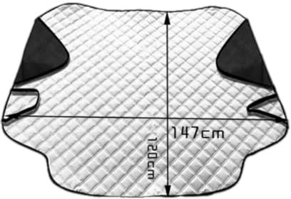 Coche Parasol Coche Delantero para Volkswagen Saveiro Extended Cab,Parasol de Coche para El Parabrisas Parasol Plegable Protector Solar de Coche Protección Ultravioleta Accesorios Coche Interior