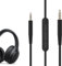 Xerteam Ersatz Audiokabel Kopfhörerkabel Kompatibel mit Bose QC25 QC35 QC45 OE2/2i JBL AKG, 3,5 mm-2,5 mm Audio Kabel, Tastensteuerung/Lautstärkeregler mit Omnidirektionales Mikrofon (Schwarz/1.6m)