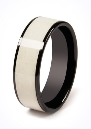 CNICK Smart Kontaktloser Bezahlring- Fidesmo NFC-Zahlungen mit Tokenisierung, modischem Design, kompatibel mit Visa und MasterCard, Tesla-Schlüsselring für Model 3/Y/S/X/CT (Schnee, 8)