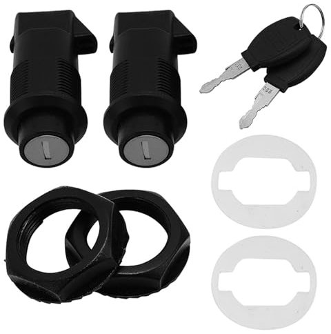 SHITINGRM Set di serrature rigide per borse laterali per moto, con chiavi, adatte per serratura posteriore rigida per borse laterali