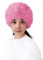 Lina & Lily Damen Winter Stirnband Kunstpelz mit Gummizug (Heißes Rosa)