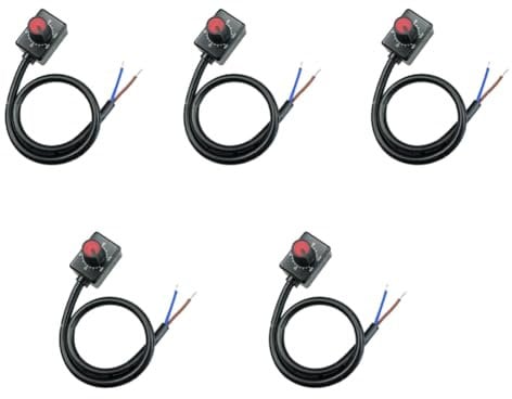 Goorvoucs DC 0/1-10V Knob LED Dimmer, Low Voltage Passive Dimmer PWM Dimming for 0-10V or 1-10V Dimmable Electronic LED Driver 5Pc