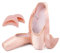 Asyusyu Professionell Spitzenschuhe Ballett Rosa Ballettschuhe Damen Satin Tanzschuhe Schnüren Ballet Shoes mit Silikonpads-34 EU