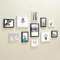 UUE Bilderrahmen 11er Set, Fotorahmen Collage für 3 Fotos in 20 x 25 cm, 8 Fotos in 13 x 18 cm, Modern Rahmen Leicht und Dünn für Fotos und Bilder - Wand- oder Tischaufsteller