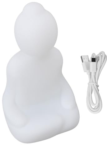 Geführte visuelle Meditation Atem Licht Achtsamkeit Werkzeug für Stressabbau Angst Ruhe Entspannung Erwachsener Kinder Home Office Desk Nachttisch Silikon Plastik 6.8x3.8in
