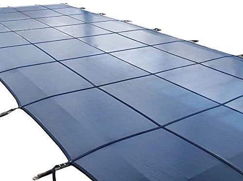 MYRDBT Bâche à Bulles pour Piscine, Bâche de sécurité pour Piscine creusée, Convient aux piscines rectangulaires de 1 m, 2 m et 3 m de Large, Installation Facile, matériel Inclus.