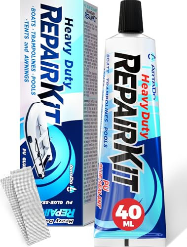 ArtaDo Liquid PVC Glue & Vinyl Adhesive | Puncture & Tear Repair Kit for Hot Tubs, Pools, Air Beds & Inflatables - No Patch Needed