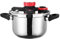 EIOLWJIEO Autocuiseur petite cocotte-minute en acier inoxydable résistant à l'usure avec autobloquant capacité 1,8/2,4 L, 1.8 L