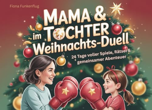 Mama & Tochter im Weihnachts-Duell - 24 Tage voller Spiele, Rätsel & gemeinsame Abenteuer: Adventsspaß garantiert - Knobeln statt Bildschirmzeit - ein Adventskalender zum Verschenken