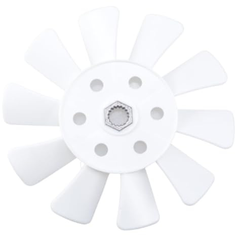 NEIQIUWING 10-Blatt-Lüfter für Hydro Drive M809036 AM882303 Ersatzteil Passend für Rasentraktoren L105 L107 L108 L110 LT150 LT160
