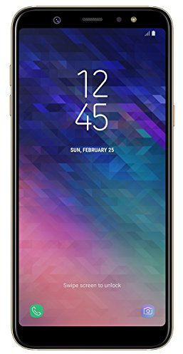 Samsung Galaxy A6+ Smartphone Bundle (6,0 pouces, 32 Go de Mémoire Interne), Or, Version Allemande