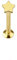 Paula & Fritz® UNIVERSAL Stud Labret Monroe Cartilage Gold roségold schwarz Silber Spitze Stern Edelstahl Chirurgenstahl 316L LSI27-1606_GD