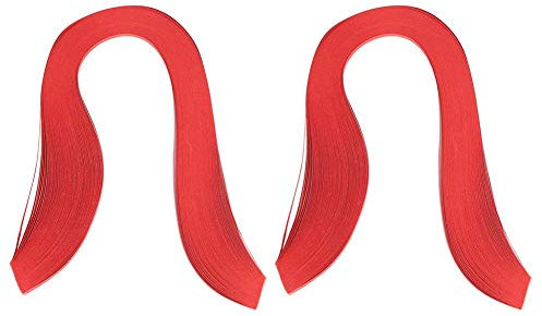 Quilling Papierstreifen, 3mm Breite 39cm Länge, 600 Streifen DIY Quilling Papier Origami Papier Streifen