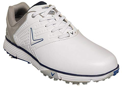 Callaway Men's Golf Shoes, White Navy, 10.5 UK