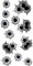 Einschusslöcher Aufkleber Set Sticker Bullet Holes Moped Auto Motorrad Stylen Autoaufkleber JDM Fun Tuning Simson Bike