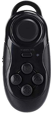Sxhlseller Drahtlose Fernbedienung, Multifunktionsgriff-Telefon Bluetooth Gamepad VR-Brille Fernbedienung für iOS-System, für Android-System, PC-System (für Windows)(schwarz)