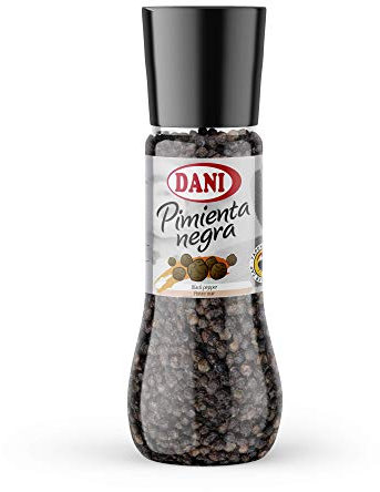 Dani - Pimienta Negra con Molinillo - Tamaño Familiar 200 gr.
