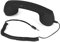 Auriculares Teléfono Retro, Auricular a Prueba de radiación Teléfono Receptor, Teléfono con Cable Vintage antirradiación Auricular para teléfono Celular de 3,5 mm con micrófono para iPhone(Negro)