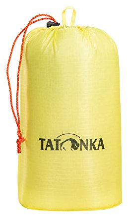 Packbeutel Tatonka SQZY Stuff Bag 2l - Ultraleichter Stausack mit Schnürzug - ideal zum Sortieren des Reisegepäcks - 2 Liter - PFC-frei (gelb)