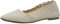 Skechers Women's Cleo-Scalloped Knit Skimmer Ballet Flat Natural 9