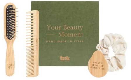 Tek - Beauty-Geschenkbox - Kurzes Haar-Styling-Set - Made in Italy