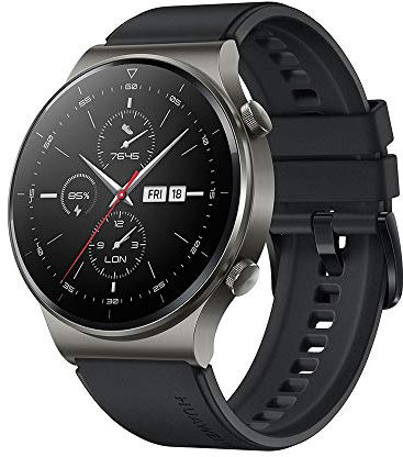 HUAWEI Watch GT 2 Pro Orologio connesso, schermo AMOLED tattile, 14 giorni di autonomia, GPS&GLONASS,SpO2,Più di 100 modalità di allenamento, chiamate via Bluetooth,Funziona con iOS/Android,Nero