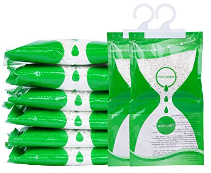 Pack 6 Deshumidificador Armario Ropa - Evita humedad, moho y condensación. Antihumedad armarios. Deshumidificadores Guardarropas Interior. Bolsa antihumedad para ropa. Absorbentes de humedad