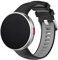 Xkravo Kompatibel mit Polar Vantage V2, Armband Ersatz für Vantage V2, Silikon Wechselarmband (Schwarz/Grau)