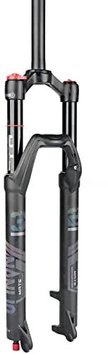 NANLIO Mate Bicycle Suspension 29 Inch Air Fork Rebound Adjustment MTB Straight Manual Lock Mountain Fork for Bike QR 100x9MM (MATE-29Straight-manual)