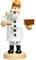 Sikora RM-A Räuchermännchen aus Holz 3 Größen Verschiedene Motive, Farbe/Modell:A33 Weiss - Maurer, Höhe in cm:Höhe ca. 15 cm