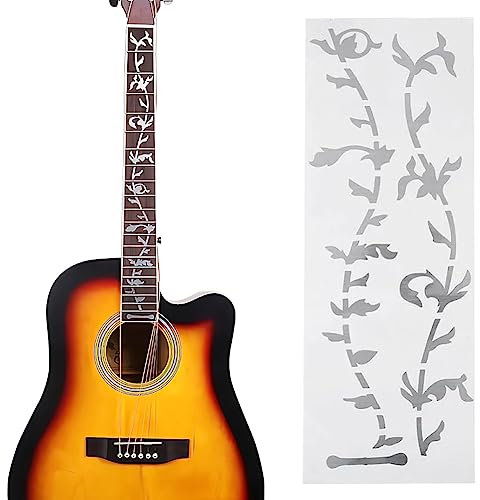 Baum des Lebens DIY Aufkleber für Gitarrenhals Inlaystickers Bünde Marker Aufkleber Gitarrenhals Aufkleber für Gitarre Dekor Marker Aufkleber für Gitarre