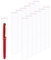 Klare Selbstklebende Cellophantüten 100pcs 3x15cm Lange Klebeverschluss Zellophanbeutel 50µm Zellophan Taschen Plastiktüten Cello Beutel für Halskette Kugelschreiber Lippenbürst Kaffee Löffel