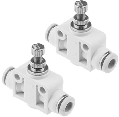 SG Store Valvola di regolazione del generatore di CO2 per acquario da 6 mm, regolabile, regolatore di anidride carbonica, valvola di controllo del flusso d'aria, forniture per acquario, acqua e erba,