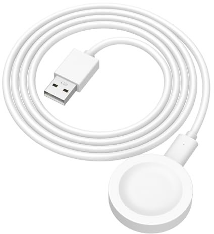 AWINNER Charger Compatible with Huawei Watch Charger Cable,Smartwatch Replacement USB Adapter Charge Cord Magnetic Charging Dock (White 1 Pack)