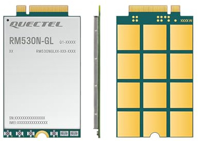 Waveshare Quectel RM530N-GL IoT 5G Global Band Module, 5G Sub-6G & MmWave Module, M.2 Form Factor with 3GPP 5G Release 16 Specification