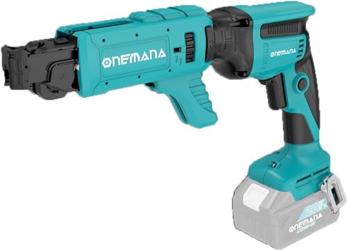 ONEMANA 18V Avvitatore elettrico per cartongesso 1/4'' com meccanismo di caricamento (senza Batteria)