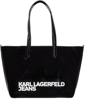 Karl Lagerfeld essential logo tote, 101 - Black, Einheitsgröße