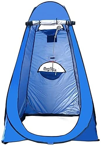 Outdoor Privacy Tent Shower Changing Tent, Portable Privacy Shower Curtain for Beach Camp Mountaineering Outdoor Hiking Fishing or Car Camping beach tent(Blu)