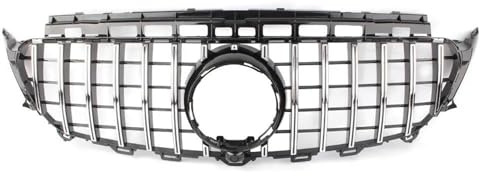 SKINII Rejillas Parrilla Delantera Superior para Mercedes para Benz Clase E E200 E250 E43 W213 GT GT-R Panamericana 2016 2017 2018 Parrilla Frontal