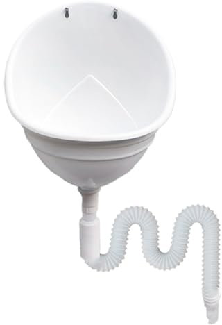 Waterless Urinal for Men, Plastic Urinals for Men Splashproof Urinals with Deeps Groove Wall Mount Urine Diverter for Boys, Men Outdoor Backyard Garage