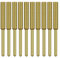 Agwuoetr 10 Pcs Electric Chainsaw Sharpener Stone Burr Grinding Stone File,Titanium Plated Diamond Sharpening Wheels (4.0mm)