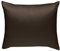 Bettwaesche-mit-Stil Mako-Satin Baumwollsatin Bettwäsche Uni einfarbig zum Kombinieren (Kissenbezug 50 cm x 50 cm, Dunkelbraun) viele Farben & Größen