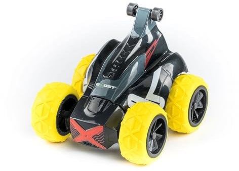 EXOST - Voiture Télécommandée - Crazy XS - Figures Impressionnantes en Version Mini - Essieu Avant Rotatif - Jouet Echelle 1:34