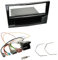 Einbauset : Autoradio Radioblende Radio Blende mit Ablagefach - Piano Black + Quadlock Adapter+Antennenadapter+Entriegelungswerkzeug für Opel Antara, Astra H, Corsa D, Zafira B ab 2004