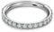 VFUN 16G 316L Chirurgenstahl Hinged Clicker Ring Septum Piercing Nasenpiercing für Damen Herren CZ Inlaid Helix Knorpel Piercing Ohr 10MM -Silber