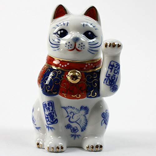 Yakushian Manekineko Nostalgie, 9,5 cm, Winkekatze aus Japan