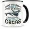 Samunshi® Orca Tasse mit Spruch Sieht vielleicht so aus Orcas Geschenk für Killerwal Fans Kaffeetasse Lustige Tassen zum Geburtstag