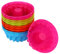 12 Pièces Moule À Gâteau en Silicone Rond Cannelé pour Cuisson Gâteaux, Gelées, Pains - 6,5X3Cm, Couleurs Aléatoires, Compatible Four Et Micro-Ondes